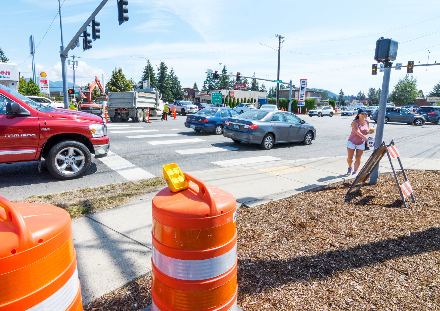 Busy intersection